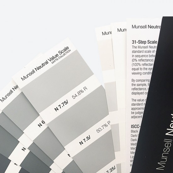 Munsell Neutral Value Scale - Matte Finish M50135 (Latest Ed.)
