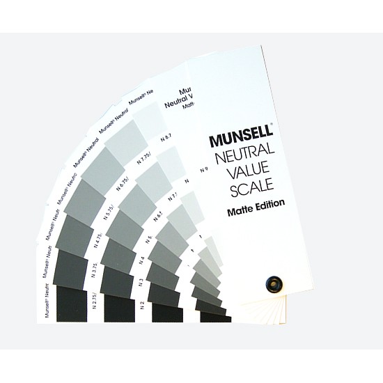 Munsell Neutral Value Scale - Matte Finish M50135 (Latest Ed.)
