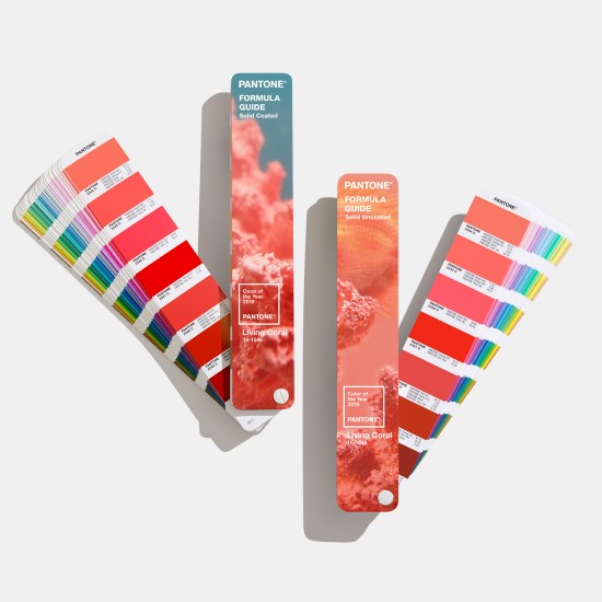 Pantone FHI Color Guide, Limited Edition Pantone Color of the Year 2019 Living Coral FHIP110COY19 (Latest 2019 Ed.)